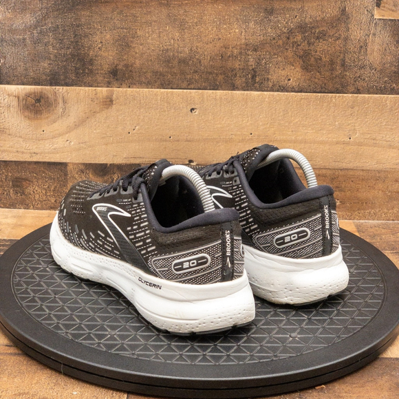 BROOKS GLYCERIN 20 WOMENS ATHLETIC SHOES RUNNING GYM BLACK LOW SIZE 9.5B - Picture 6 of 9
